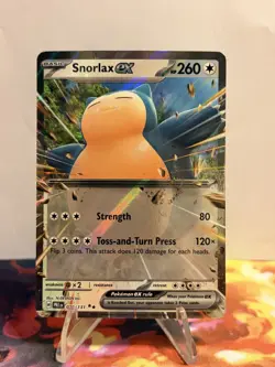Pokemon TCG - Snorlax ex EX Double Rare PRE SV: Prismatic Evolutions 076/131 NM - Image 2