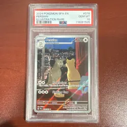 Pokemon Persian 078/064 Illustration Rare Holo Sv: Shrouded Fable PSA 10 English - Image 1