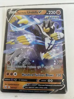 Rapid Strike Urshifu V (087/163) - Battle Styles - NM Pokemon TCG - Image 1