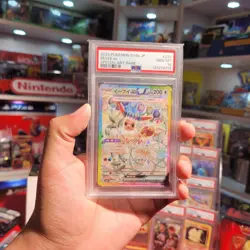 2024 Pokemon Eevee ex Holo 223/187 PSA 10 (Terastal Fest) SV8a Special Art Rare - Image 3