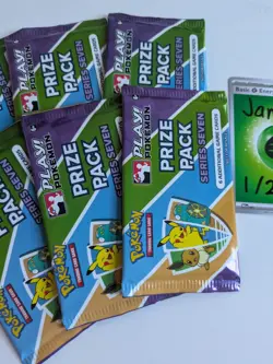 Pokemon TCG Play! Prize Pack Series 7 - Sealed Lot Of Six Packs - Image 3