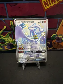 Pokemon TCG Reshiram GX Hidden Fates Shiny Vault Holo Rare Card SV51/SV94 - Image 1