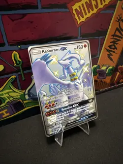 Pokemon TCG Reshiram GX Hidden Fates Shiny Vault Holo Rare Card SV51/SV94 - Image 2