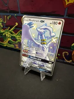 Pokemon TCG Reshiram GX Hidden Fates Shiny Vault Holo Rare Card SV51/SV94 - Image 3