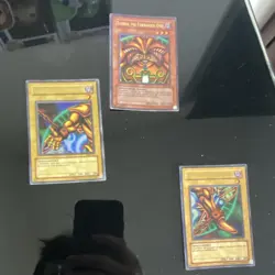 Yu-Gi-Oh! Konami Exodia the Forbidden One 3 Card Lot Spellcaster English - Image 1