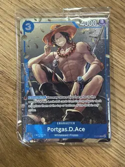 One Piece Portgas. D. Ace (Tin Pack Set Vol. 2) P-074 Promotion Card Foil Sealed - Image 1
