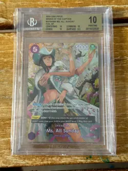 One Piece Ms. All Sunday OP06-064 Special Alt Art BGS 10 English - Image 1