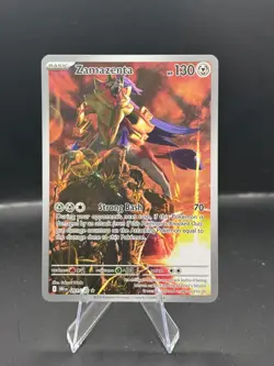 Zamazenta 201/182 IR Destined Rivals Sv10 ILLUSTRATION RARE HOLO Pokemon English - Image 1