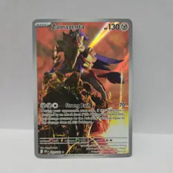 Zamazenta 201/182 IR Destined Rivals Sv10 ILLUSTRATION RARE HOLO Pokemon English - Image 1