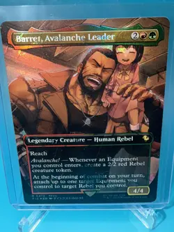 Barret, Avalanche Leader Chocobo Track Foil - Commander: Final Fantasy MTG FIC - Image 1