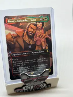 Barret, Avalanche Leader Chocobo Track Foil - Commander: Final Fantasy MTG FIC - Image 1