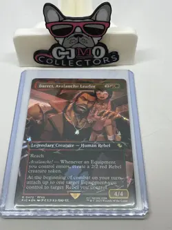 Barret, Avalanche Leader Chocobo Track Foil - Commander: Final Fantasy MTG FIC - Image 2