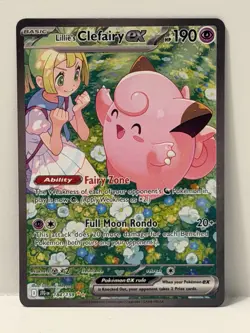 Lillie's Clefairy ex - Special Illustration Rare SIR Journey Together 184/159 NM - Image 1