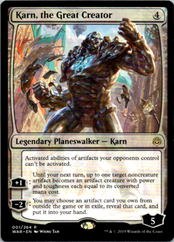 Karn, the Great Creator #1 || MTG - War of the Spark || 2019 - Image 1
