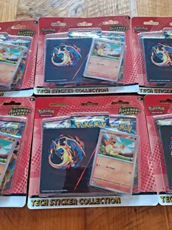 Ascended Heroes Tech Sticker Collection Lof of 6 Charmander Pokemon TCG - Image 3