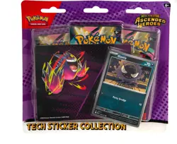 Pokemon Mega Evolutions Ascended Heroes Tech Sticker Collection Gastly Promo - Image 1