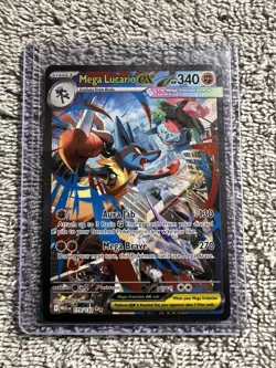 Pokemon TCG Mega Lucario ex Mega Evolution Set 179/132 Special Illustration Rare - Image 1