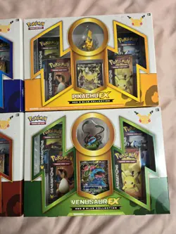 Pokemon 20th Anniversary Generations Red And Blue Collection Set- 4 Sealed Boxes - Image 2