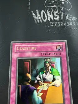 YUGIOH CEASEFIRE ULTRA RARE PSV-030 PLAYED - Image 3