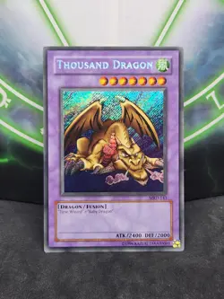 Yugioh Thousand Dragon MRD-143 Secret Rare OG Print LP - Image 1