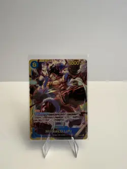Monkey.D.Luffy OP11-118 SEC - One Piece TCG - English Card Near-Mint Secret Rare - Image 1