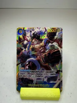 Monkey.D.Luffy OP11-118 SEC - One Piece TCG - English Card Near-Mint Secret Rare - Image 1