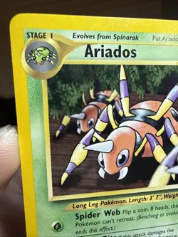 Pokemon TCG Ariados Neo Genesis Card 27/111 Unlimited Uncommon - Image 5