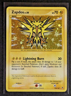 Zapdos Supreme Victors 150/147 Secret Rare Holo Pokemon Card 2009 - Image 1