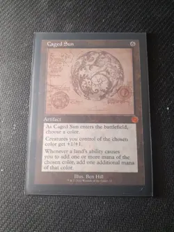 MTG - (Schematic) CAGED SUN - The Brothers' War Retro Artifacts (M) - Image 1