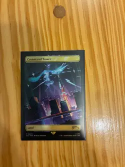 MTG 1x Command Tower SLD 0806 Hatsune Miku Foil Digital Sensation Secret Lair - Image 1