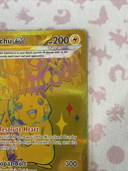 Pokemon TCG English Prismatic Evolutions Pikachu ex Hyper Rare Gold 179/131 - NM - Image 4