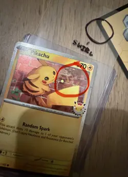 SWIRL Pikachu 51/162 Stamped 2026 Pokemon Day 30th Anniversary Promo TCG W/ Coin - Image 1