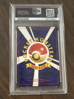 1997 Pokemon Japanese Rocket Charmander PSA 8 - Image 2