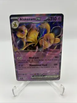 No Star Pattern Error #050 Alakazam ex Black Star Promo 151 Pokemon TCG SV - Image 1