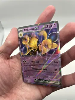No Star Pattern Error #050 Alakazam ex Black Star Promo 151 Pokemon TCG SV - Image 5