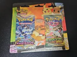 Pokemon Back to School Eraser Pack Eevee Evolving Skies Astral Radiance Unopened - Image 1