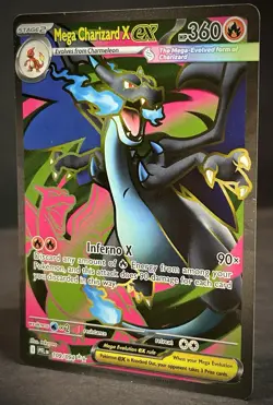 Mega Charizard EX 109/94,023,223/193 Pokemon Phantasmal Flames NM Ultra Rare - Image 2