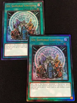 Yugioh Six Samurai united RA03-EN054 1st Ultimate x2 (NM) - Image 1