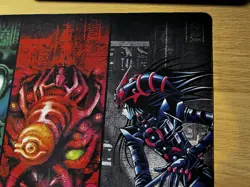 25th Anniversary Playmat Yu-Gi-Oh! Promo ! Blue Eyes White Dragon Dark Magician - Image 3