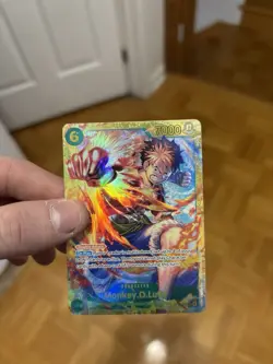 One Piece CCG Monkey D Luffy Op13-118 Sec Alt Art Near Mint - Image 1