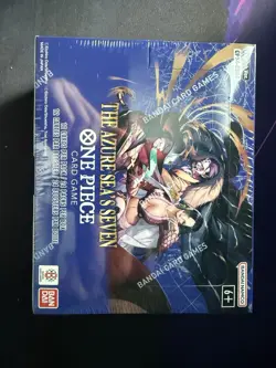 One Piece English - OP14 Booster Box - The Azure Sea's Seven - Sealed New - Image 1