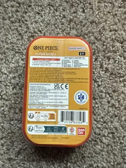 One Piece Tin Pack Set Vol. 2 - Monkey. D. Luffy - Factory Sealed in hand - Image 2