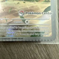 Pikachu 027 SVP Pokemon TCG Pokemon Center Stamped Promo Exclusive - Crimp Error - Image 5