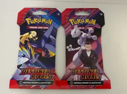 2025 Pokemon TCG Destined Rivals Sleeved Booster Packs Lot of 2 Factory Sealed - Image 1