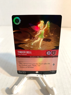 Disney Lorcana Whispers in the Well Tinker Bell-Fancy Footwork 214/204 Epic NM/M - Image 1