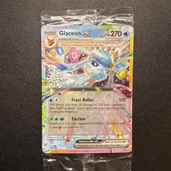 Glaceon ex 026/131 Pokemon TCG Holiday Calendar 2025 Festive Stamp Promo SEALED - Image 1