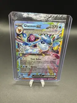 Glaceon ex 026/131 Pokemon TCG Holiday Calendar 2025 Festive Stamp Promo SEALED - Image 3
