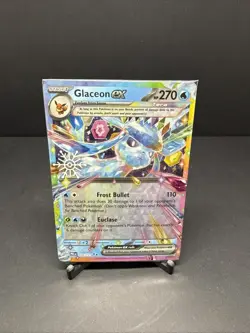 Glaceon ex (Holiday Calendar STAMPED) 026/131 Holo Promo Pokemon Card SEALED - Image 1