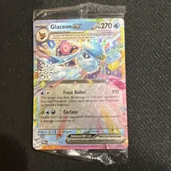 Glaceon ex 026/131 Pokemon TCG Holiday Calendar 2025 Festive Stamp Promo SEALED - Image 1