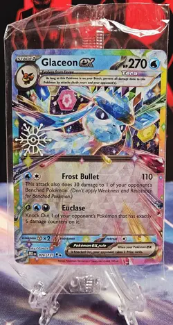 Pokemon TCG Glaceon ex 026/131 Stamped Promo Holiday Calendar '25 Sealed - Image 1